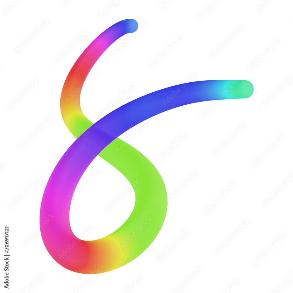 hand drawn 3d strokes rainbow colorful modern lines transparent background hand drawn 3d strokes rainbow colorful modern lines transparent background