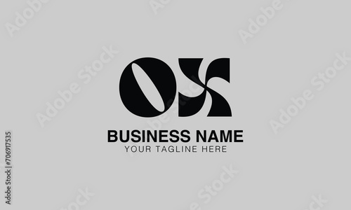 OX o ox initial logo | initial based abstract modern minimal creative logo, vector template image. luxury logotype logo, real estate homie logo. typography logo. initials logo