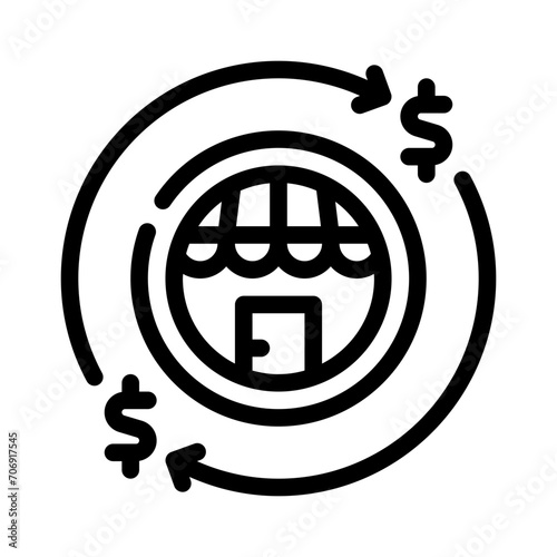 refinancing line icon