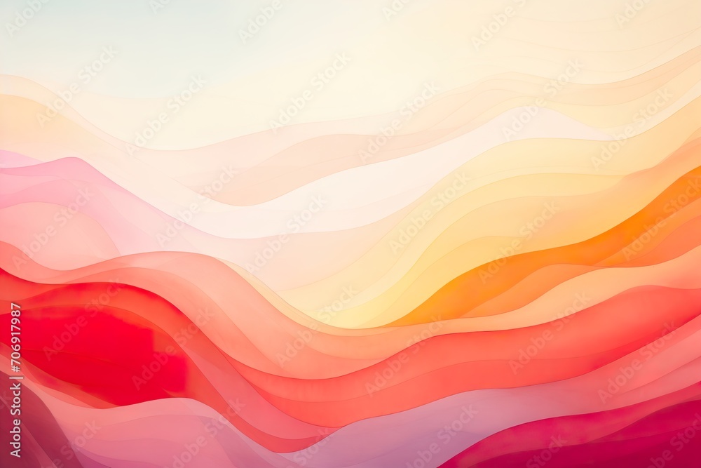 Abstract watercolor paint background illustration - Soft pastel color