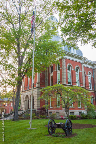 The old Warren County Courthouse in Warren, PA photo