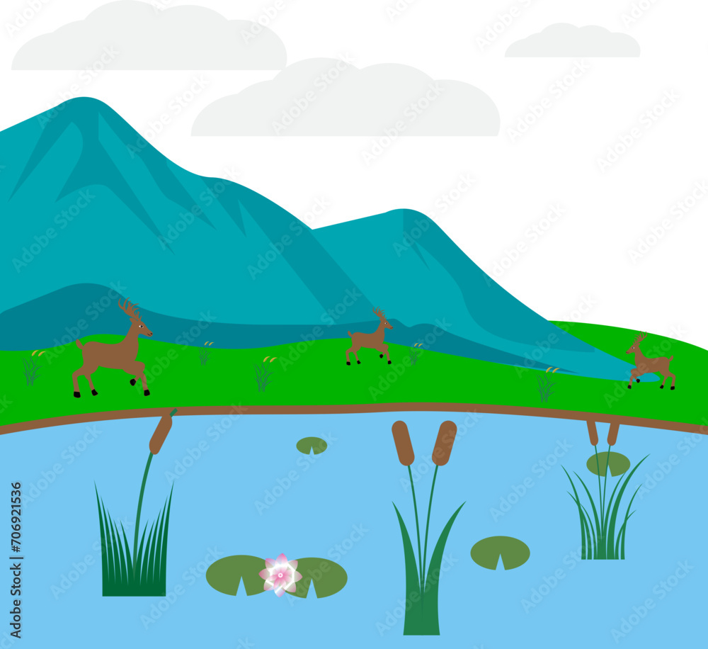 Fototapeta premium world wetlands day