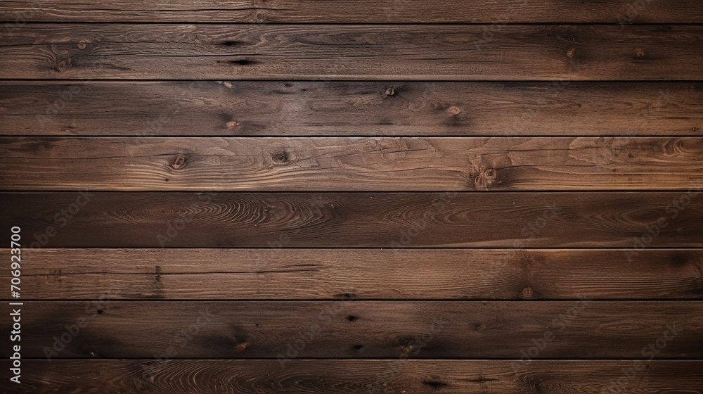 Obraz premium The wooden texture of the lining boards on the wall creates a background pattern, showcasing the distinctive growth rings.