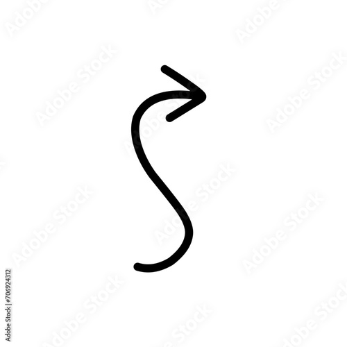 hand drawn arrow