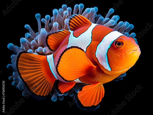 a orange and white fish