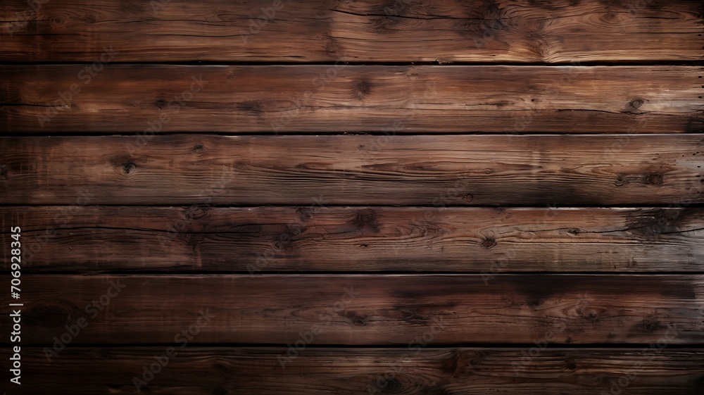 Naklejka premium Old wood texture background, wood planks. Grunge surface