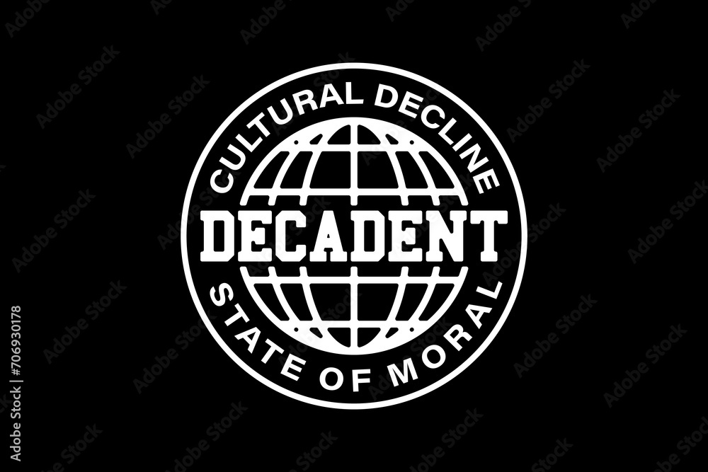 Fototapeta premium Graphic tee design typography quotes streetwear style templates