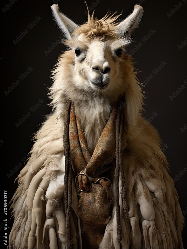 Fur-ocious Llama Coats: A Captivating Glimpse into Nature's Farm Animals