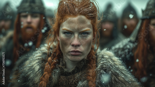 Viking Woman. Generative AI