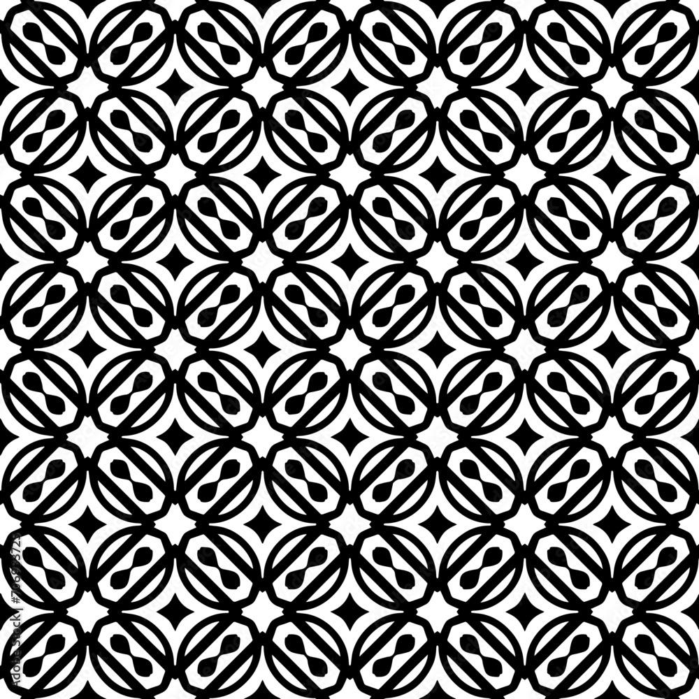 Monochrome pattern, Abstract texture for fabric print, card, table cloth, furniture, banner, cover, invitation, decoration, wrapping.seamless repeating pattern.Black and white color. Monochrome pattern, Abstract texture for fabric print, card, table cloth, furniture, banner, cover, invitation, decoration, wrapping.seamless repeating pattern.Black and white color.