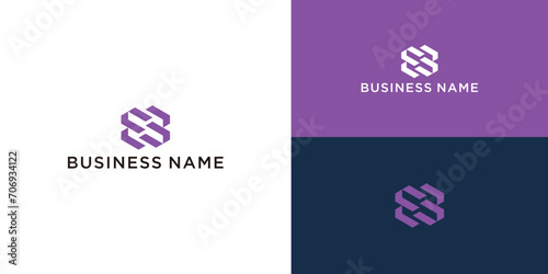 Initial letter b, bb logo for business or media company.