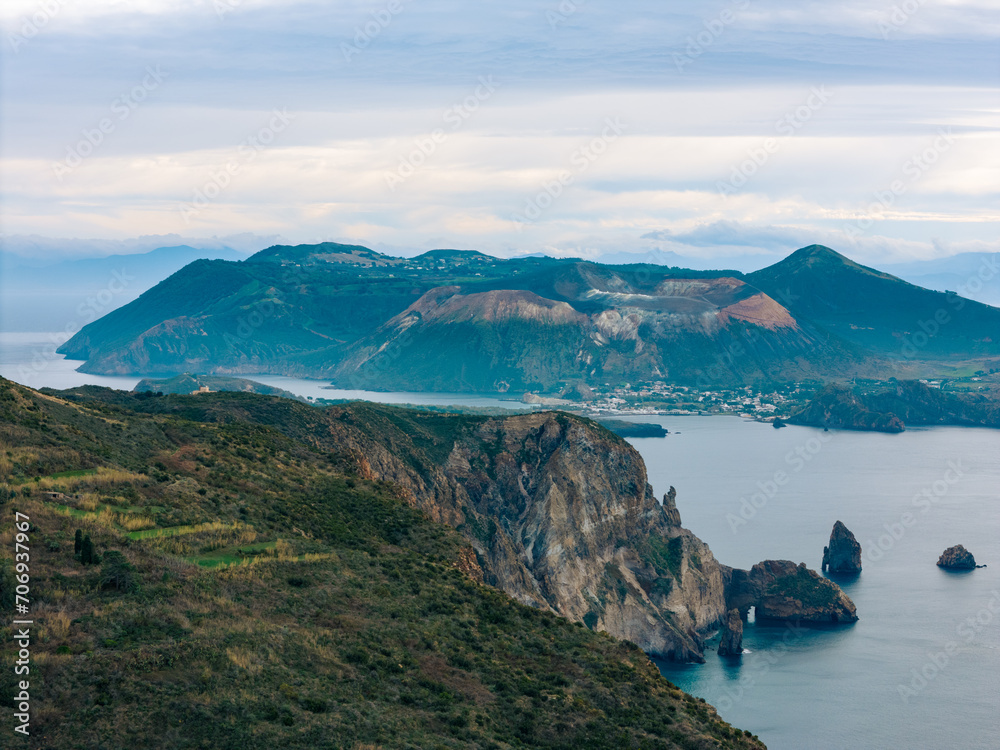 Fototapeta premium Lipari Eolie Islands, Sicily, Italy.