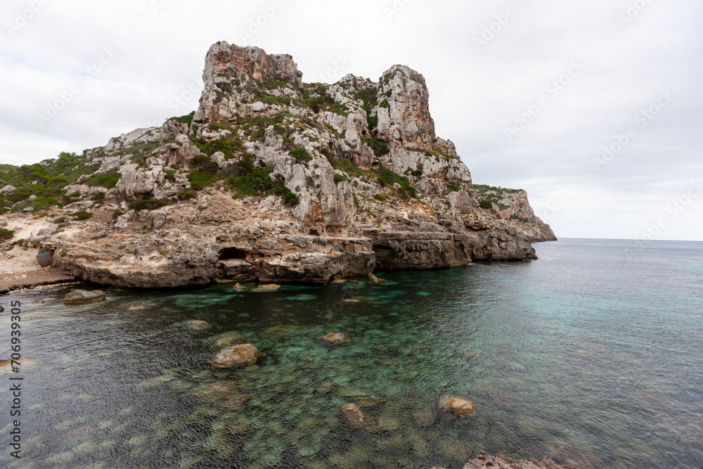 Minorca island path beach mountain nature view landscape seascape mediterranean