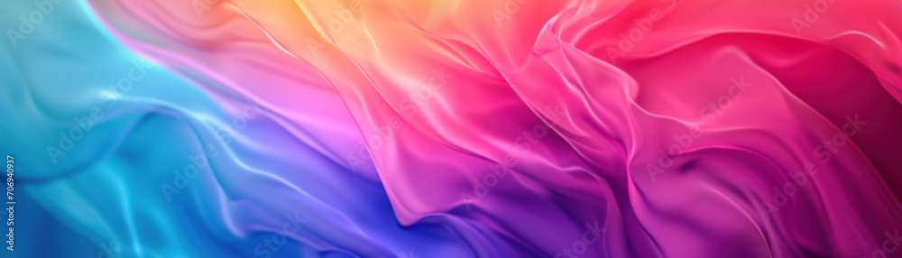 Fototapeta premium Abstract gradient background in vibrant colors. Multicolor, versatile backdrop for any creative project or design. Pink, blue, purple.