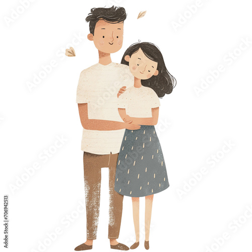 woman with her husband