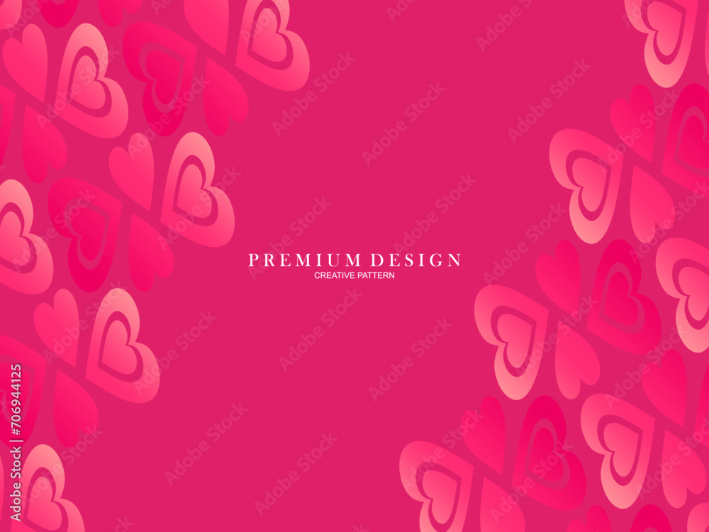 Seamless red love heart pattern illustration. Cute romantic pink hearts background print. Valentine's day holiday background texture, romantic wedding design. Romantic greeting card. Seamless red love heart pattern illustration. Cute romantic pink hearts background print. Valentine's day holiday background texture, romantic wedding design. Romantic greeting card.