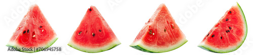 Watermelon isolated on transparent background