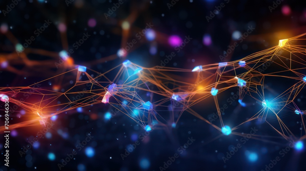 Obraz premium abstract background with lights