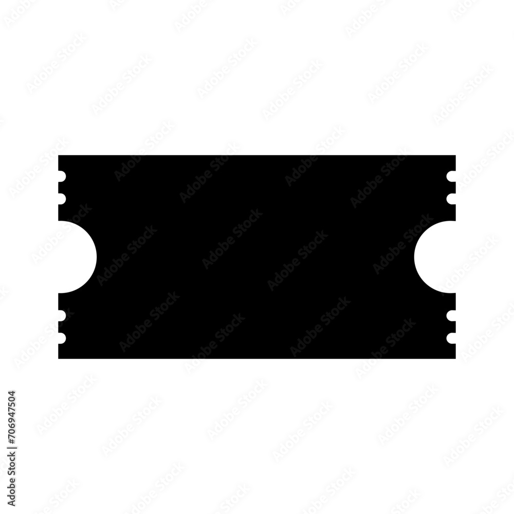 Ticket vector icon. Movie or theatre coupon illustration sign. Ticket vector icon. Movie or theatre coupon illustration sign.