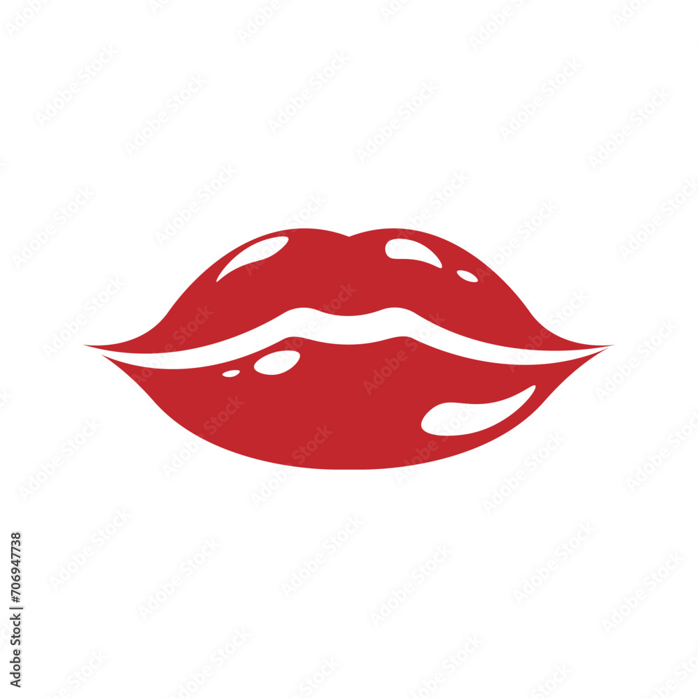 Lips vector icon set. kiss illustration sign collection. woman symbol. love logo. Lips vector icon set. kiss illustration sign collection. woman symbol. love logo.