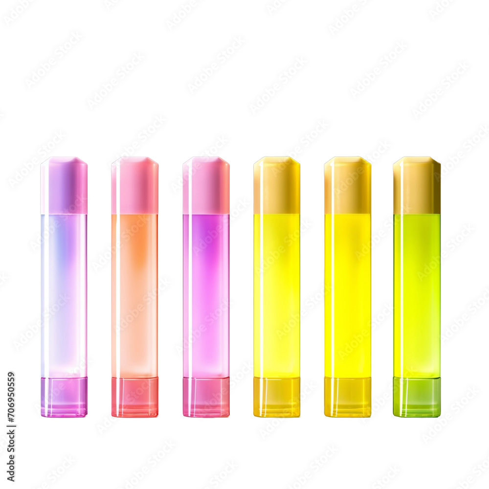 Highlighter isolated on transparent background Highlighter isolated on transparent background