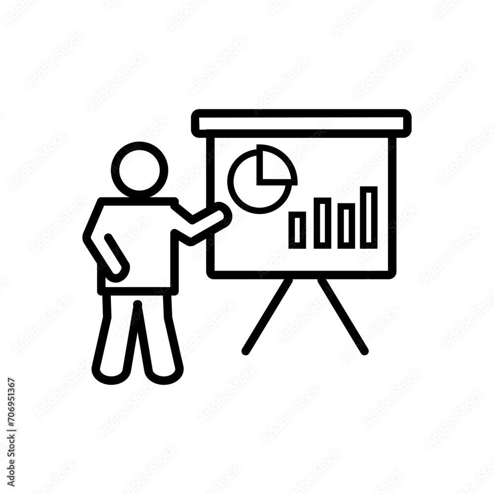 presentation icon design vector illustration presentation icon design vector illustration