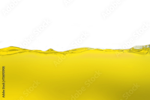 Appearance surface poured brownish yellow lubricant liquid for bubbles background can use cooking oil.	