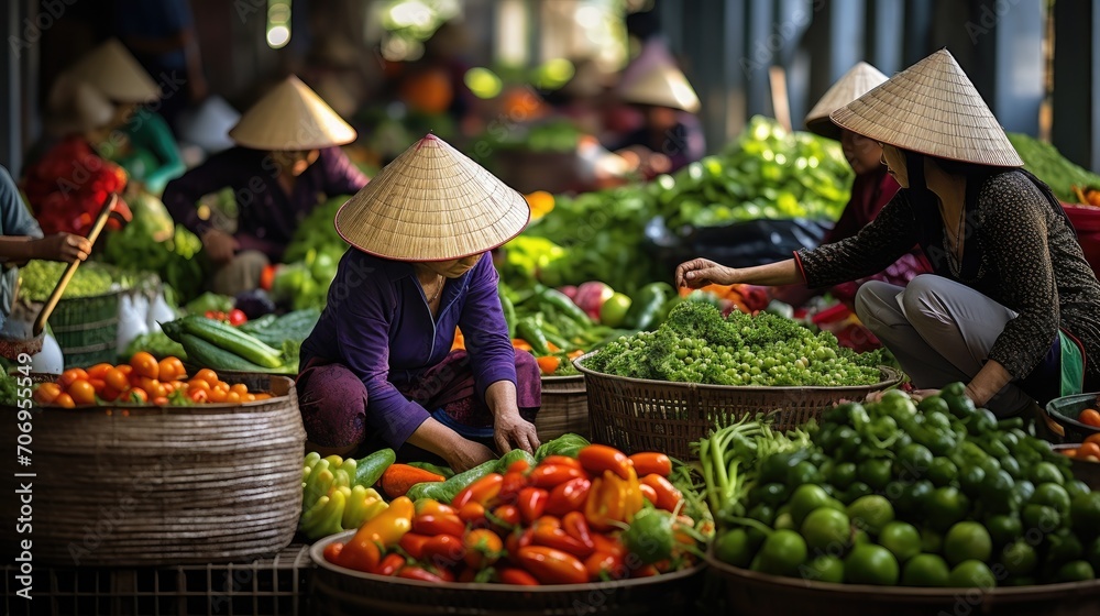 Vietnamese fruit and vegetable market