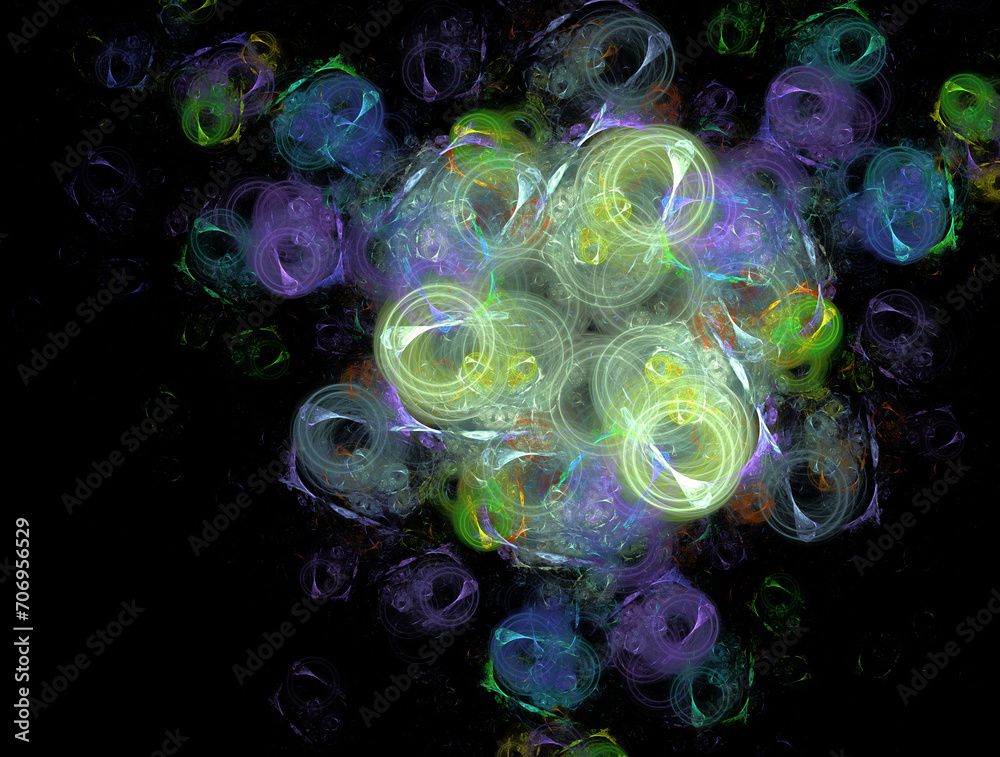 Obraz premium Imaginatory fractal abstract background Image