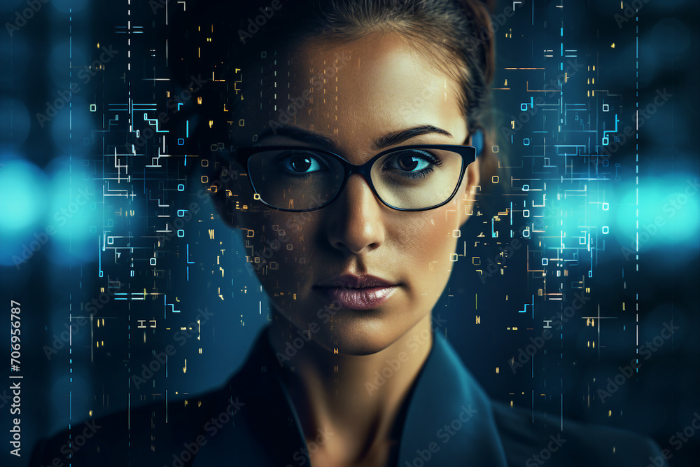 Successful Male Female Data Center IT Specialist Computer technologies Generative AI picture Successful Male Female Data Center IT Specialist Computer technologies Generative AI picture