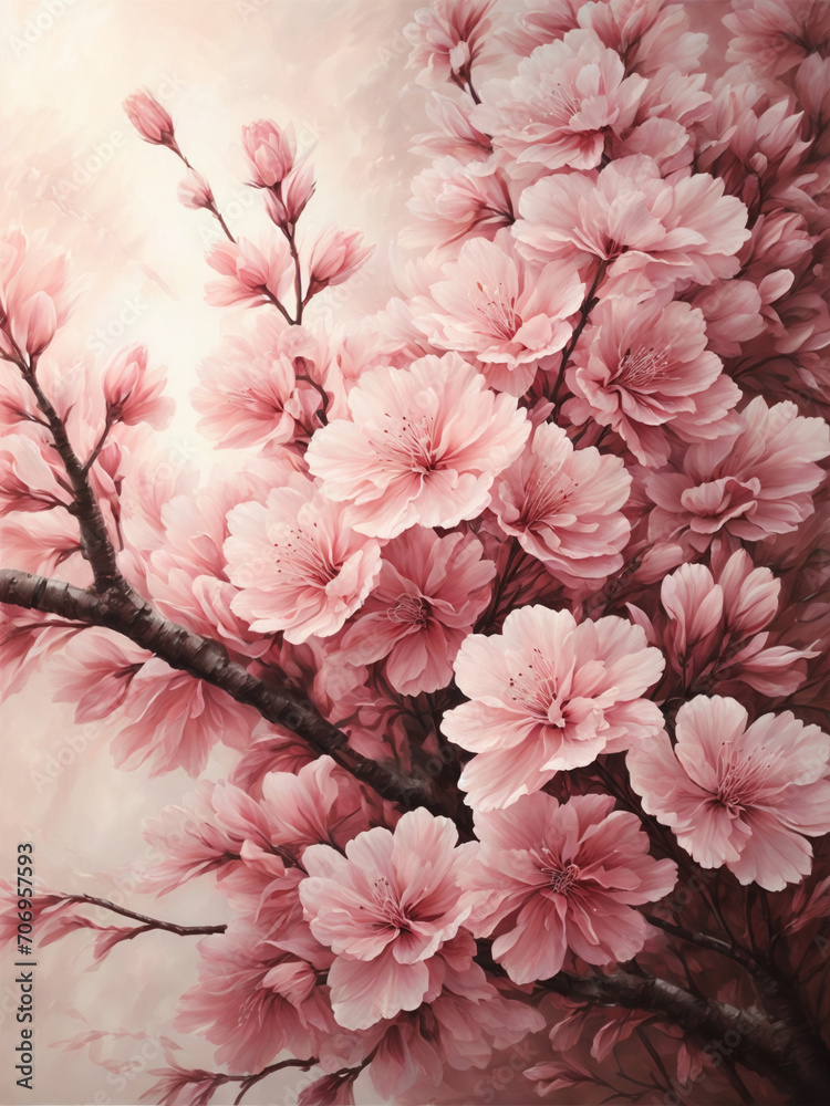桜の絵
