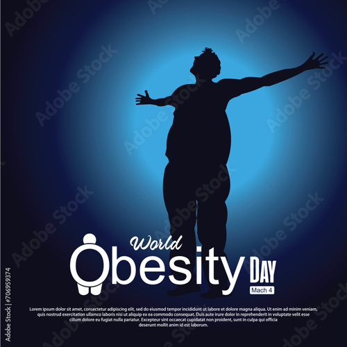 Vector illustration of World Obesity Day.