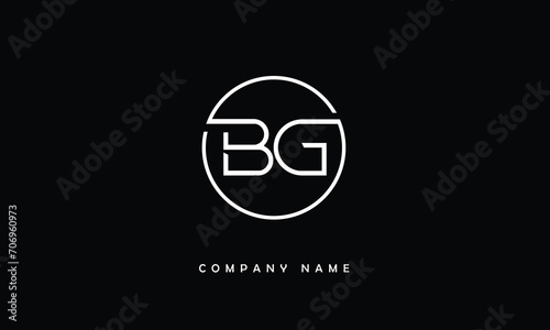 BG, GB, B, G Alphabets Letters Logo Monogram
