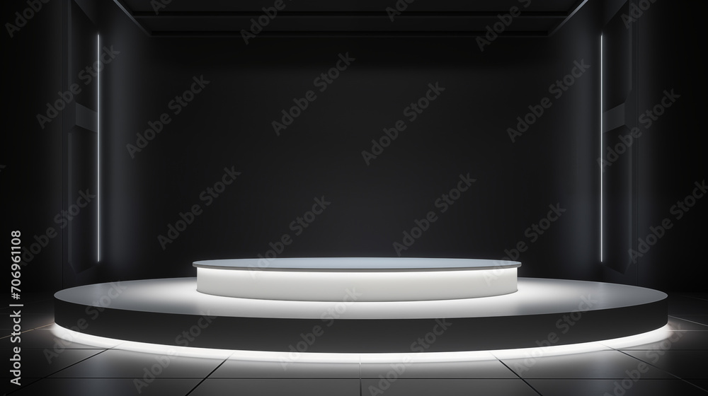 White podiums 3d background with podium. Podium scene. Abstract minimal scene
White podiums 3d background with podium. Podium scene. Abstract minimal scene