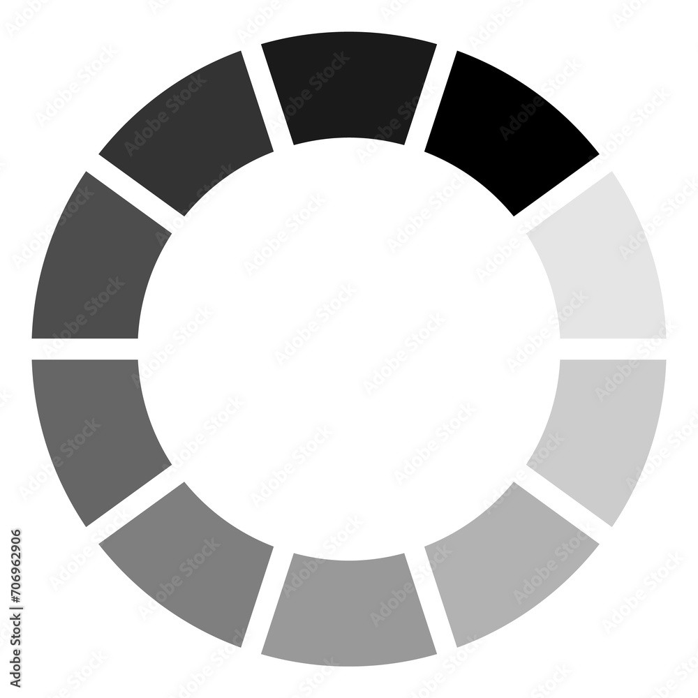 Progress ring indicator. Process symbol. Interface element Progress ring indicator. Process symbol. Interface element