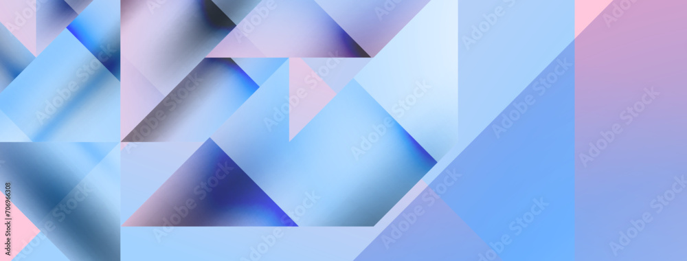 Vivid abstraction unfolds. Triangles in seamless harmony, composing dynamic geometric backdrop. Interplay of angles and hues forms captivating tapestry, evoking modernity and artistic allure Vivid abstraction unfolds. Triangles in seamless harmony, composing dynamic geometric backdrop. Interplay of angles and hues forms captivating tapestry, evoking modernity and artistic allure