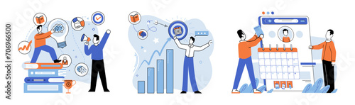 Life coach. Vector illustration. Life coaches provide valuable advice during significant life events The intelligence life coach can help you make wise decisions Inspiration from life coach