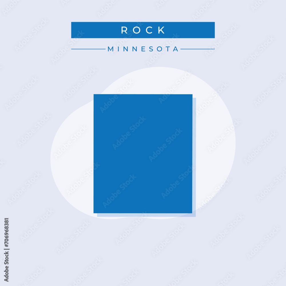 Vector illustration vector of Rock map Minnesota Vector illustration vector of Rock map Minnesota