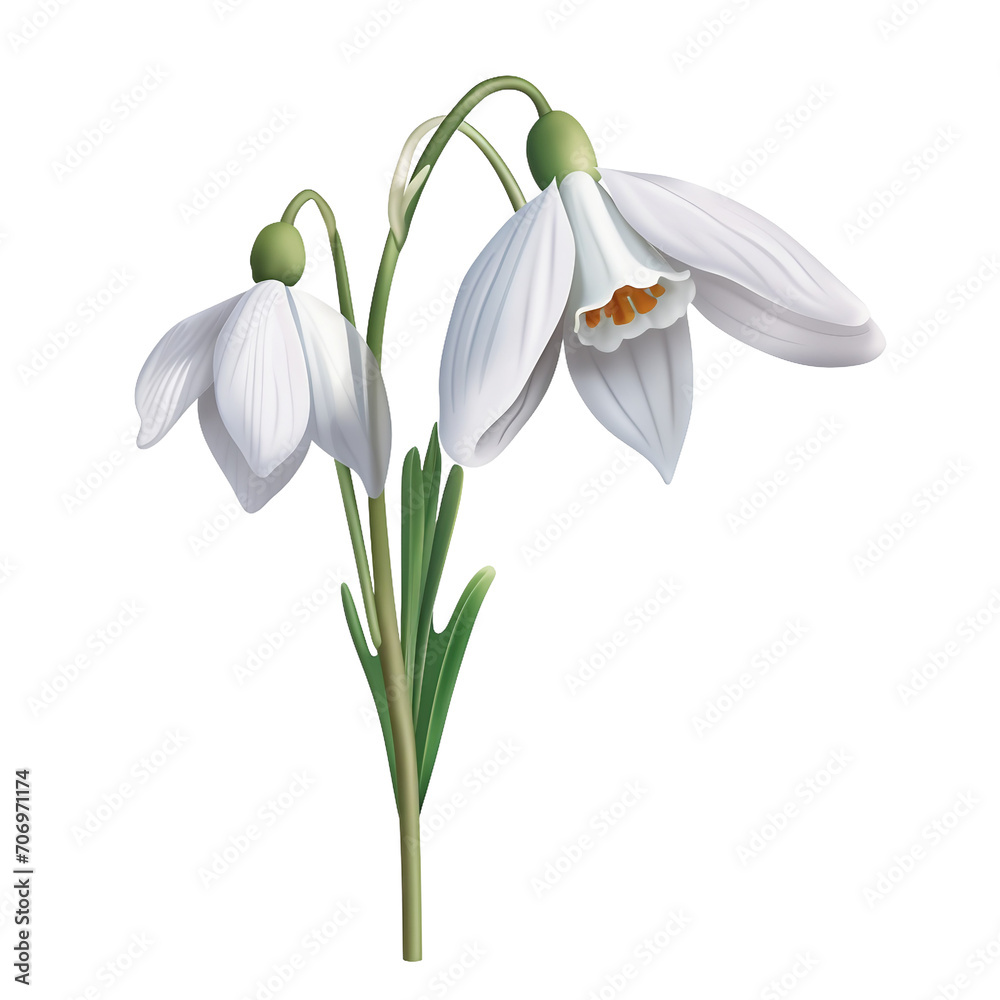 White Lily flower on a transparent background, PNG White Lily flower on a transparent background, PNG