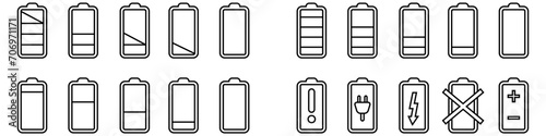Battery charge icon vector. indicator battery illustration symbol. accumulator logo.