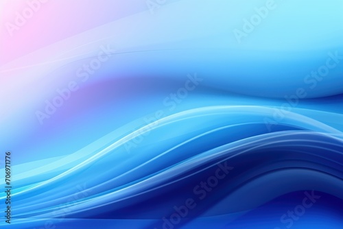 blue gradient background with hologram effect