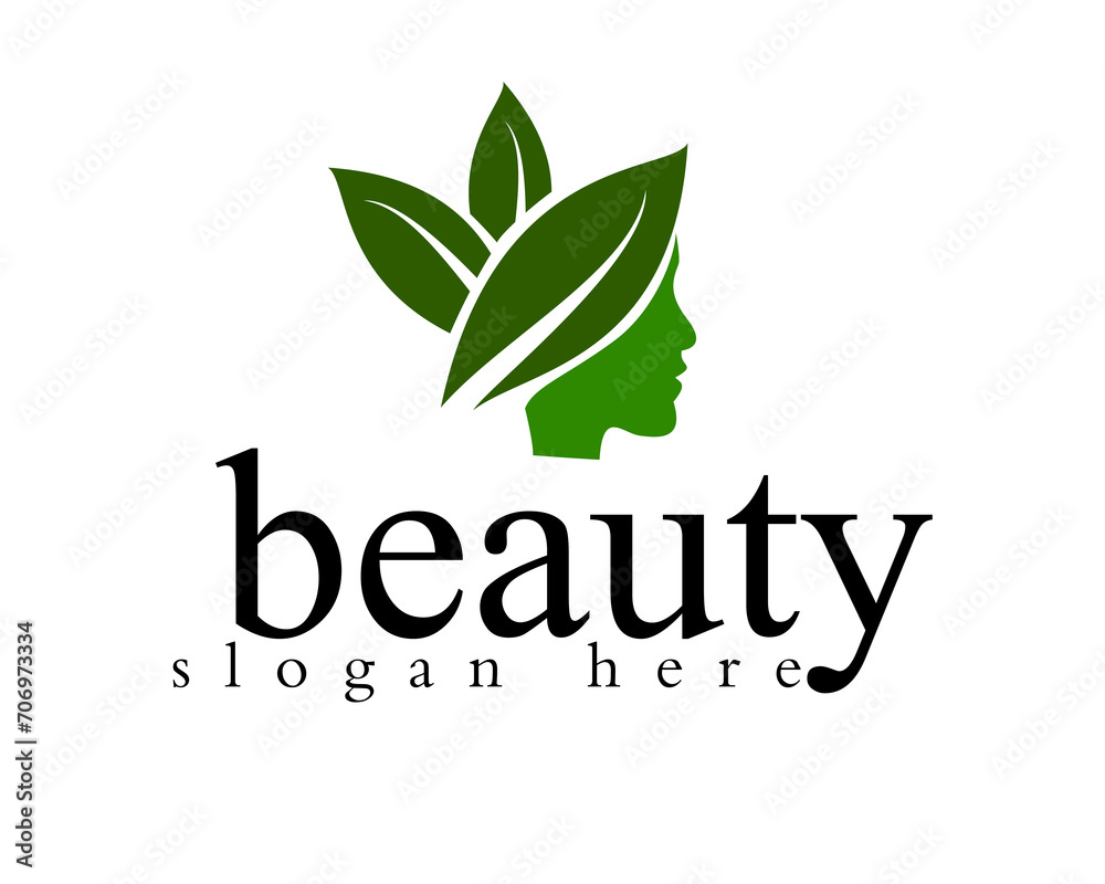eco friendly beauty logo design template eco friendly beauty logo design template