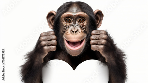 Happy laughing funny monkey © Mishi