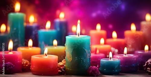 candles on a dark background candle  flame  light  fire  candles  christmas  candlelight  dark  burning  wax  decoration  holiday  celebration  night  black  burn  glow  