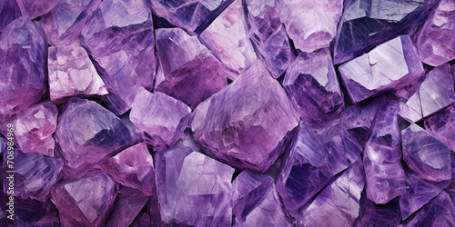 background,Light lilac flowers seamless background,Lilac amethyst gems macro seamless background.Several Large Purple Crystals In A Bunch Background,Purple crystals on a purple background. © Johnm