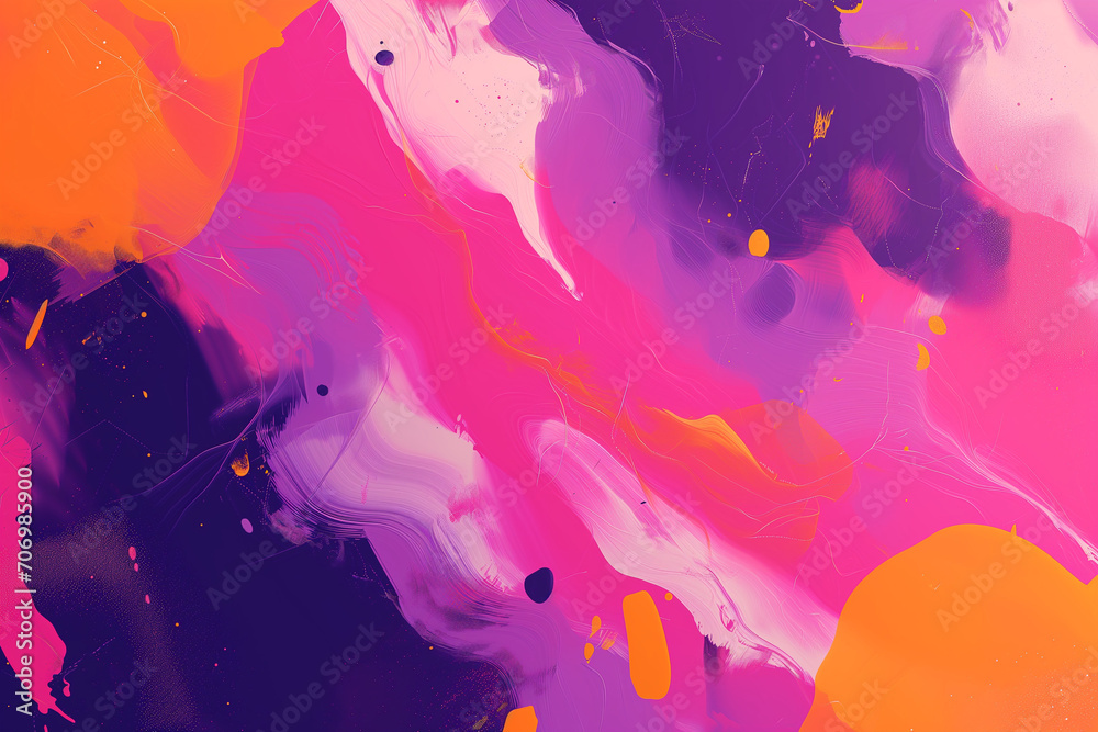 abstract watercolor background with splashes Generative AI