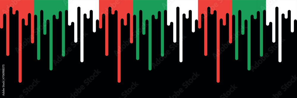 Crisis in Palestine. Bloodshed in Palestine concept. National flag of the Palestine. Support for Palestine. Abstract banner with copy space in Palestine flag colors. Palestinian refugees. Arab patriot Crisis in Palestine. Bloodshed in Palestine concept. National flag of the Palestine. Support for Palestine. Abstract banner with copy space in Palestine flag colors. Palestinian refugees. Arab patriot