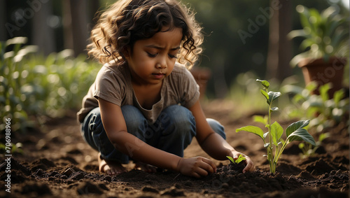 Cultivating the future for future generations. photo