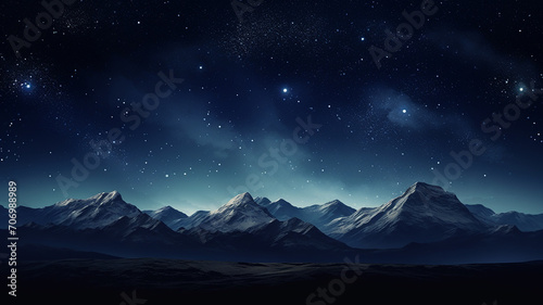 dark background or wallpaper with faint stars © benjawan