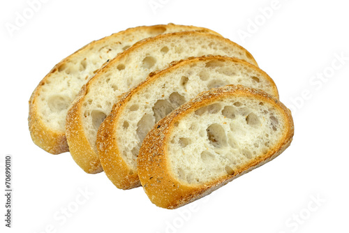 Slices of a Trabzon bread, a local sourdough wheat bread baked in the Eastern Black Sea region 